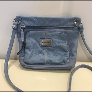 Blue Aurielle Crossbody Purse